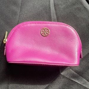 Tory Burch leather cosmetic bag LIKE NEW